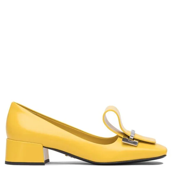 Prada | Shoes | Prada Brushed Leather Pumps 35 Mm It 36
